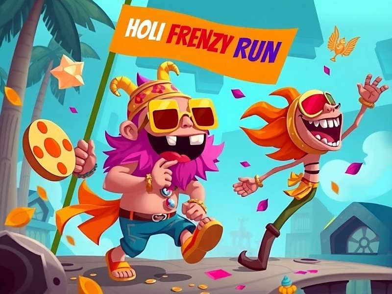 Holi Frenzy Run Community Fan Art Collection Holi Frenzy Run fan art created by Indian players showing characters celebrating various festivals